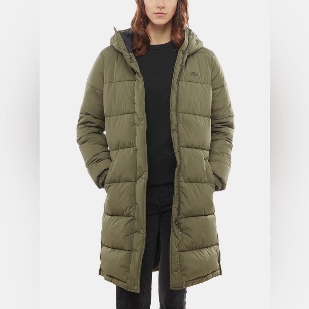 Vans Olive Green Women's Puffer Coat